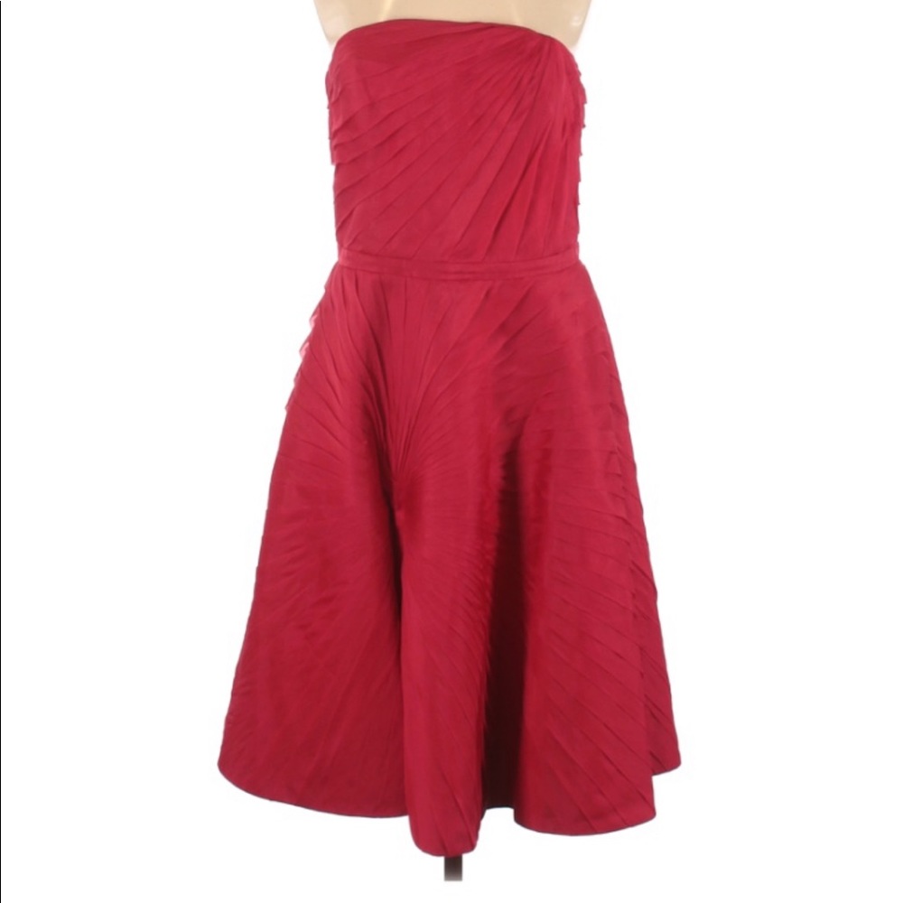 Armani Collezioni pleated cocktail dress